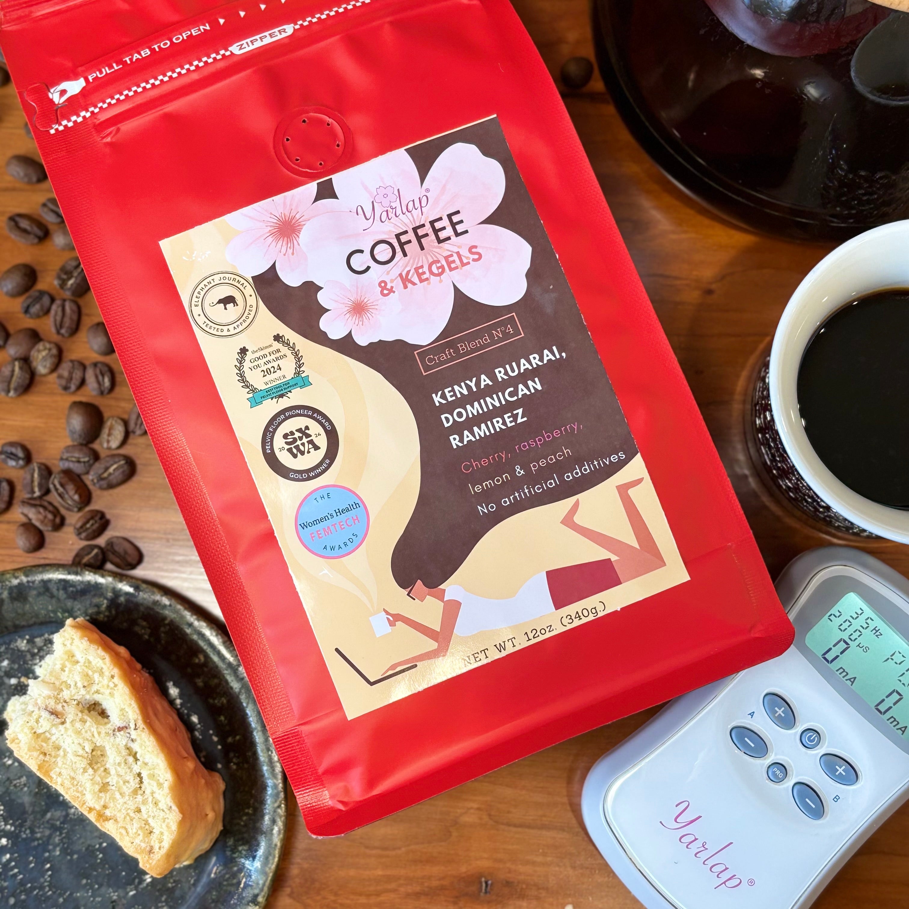 Yarlap® Coffee & Kegels, 12 oz bag