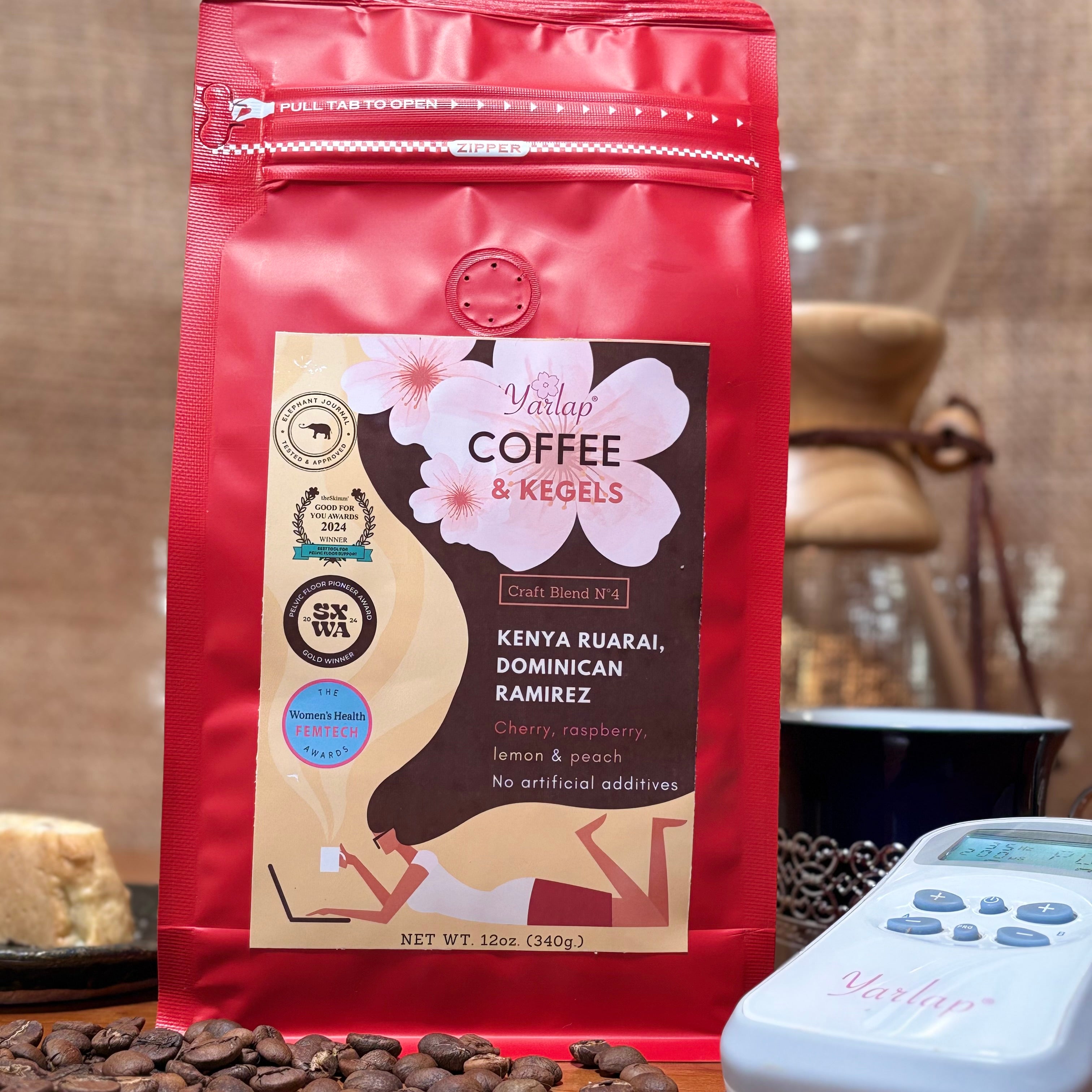 Yarlap® Coffee & Kegels, 12 oz bag