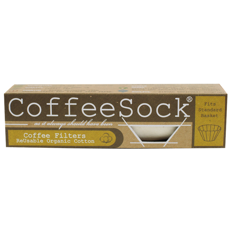 Reusable, Environmentally Friendly Coffee Sock (Filter 2 pack)
